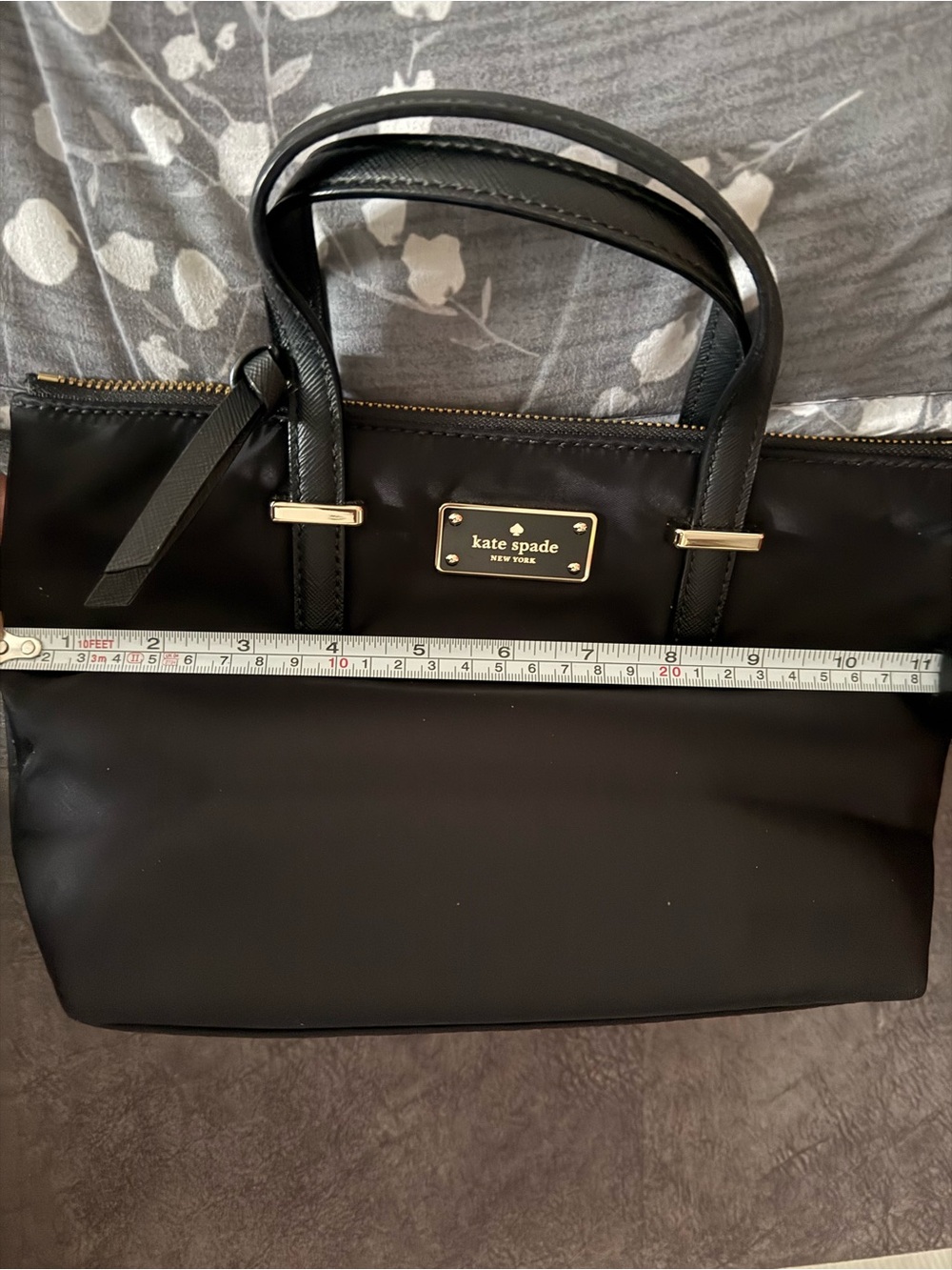 kate spade black top-handle tote - Picture 4 of 6